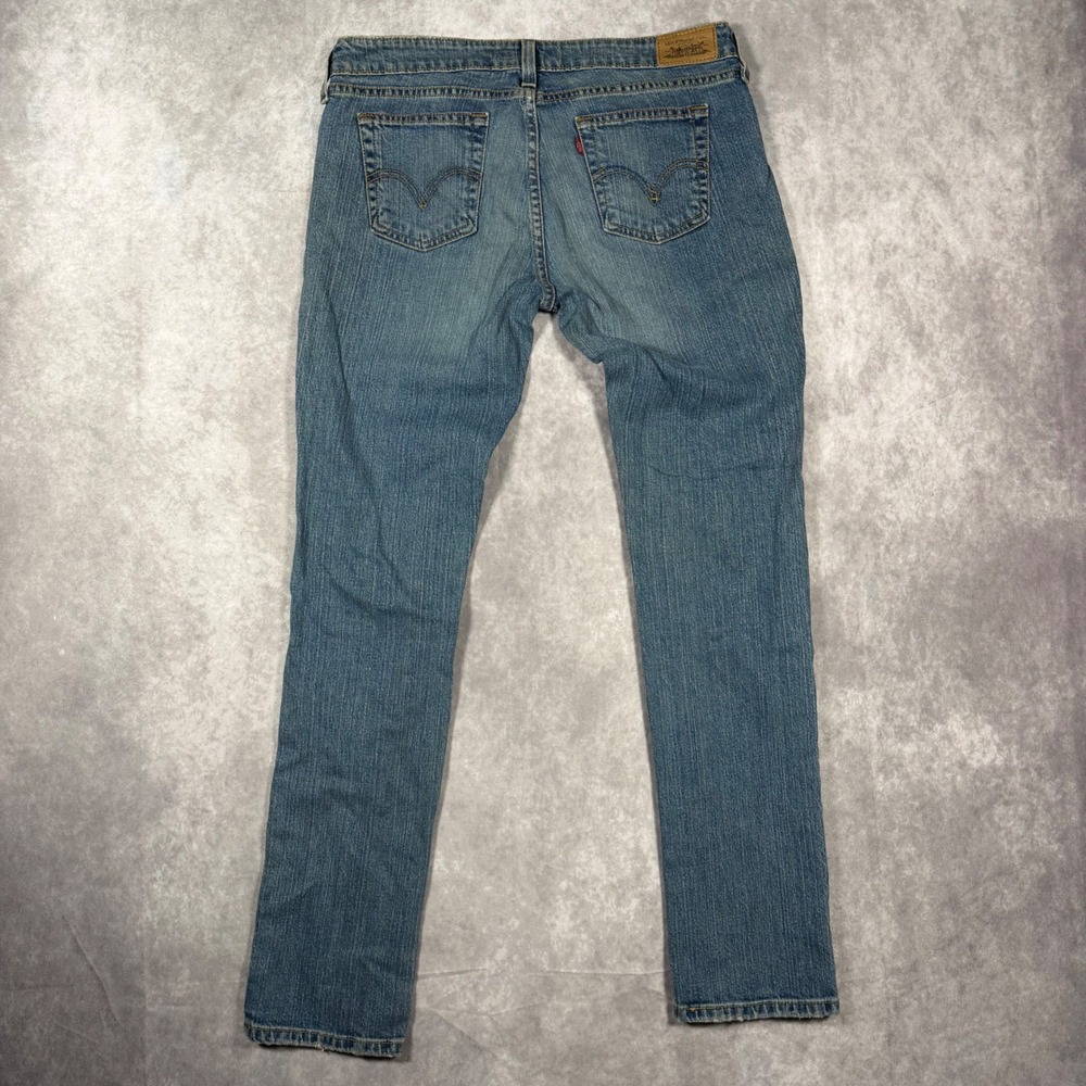 VTG Levi's 545 Low Skinny Jeans Womens 6M Blue Denim Stretch Y2K 2000s